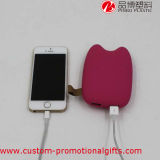 Large Capacity Cute Animal Shape Cellphone Charger with Wire
