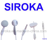 OEM White Wired Earphone for iPhone with Mic