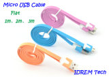 Flat Micro USB Colourful 1m 2m 3m Charging Data Cable