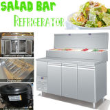 Salad Bar Refrigerator with 10 Pans Salad