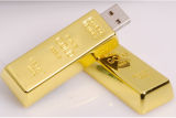 High Quality Full Capacity 2GB Golden USB Flash Drive