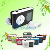 Metal Mini MP3 Player with Screen Clip Micro SD TF Slot