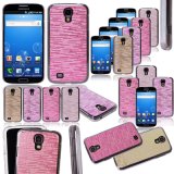Leather Hard Phone Cover for Samsung Galaxy S4 I9500 (S4-HC0005)