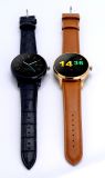 Leather Band Bluetooth Smart Watch with Heart Rate Work with Ios & Andriod