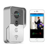 WiFi Wireless Doorbell Video Intercom Door Phone Camera Chime with 4G Memory Card and Rain Cover Suitable for Home Security CCTV