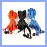 Waterproof Shoelace Stereo Earphone with Mic for Media Player MP3 MP4 Game Consoles Computer and Mobile Phones