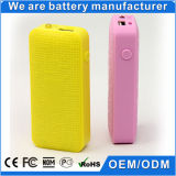 Bright Colored Power Bank with LED Light