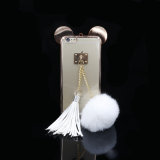 Fasionable Mickey Ears Tassel Case Mobile Phone Case for iPhone