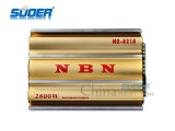 Suoer High Power 2800W Car Amplifier Car Audio Amplifier (NB-6218)
