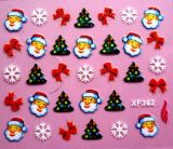 Christmas Nail Foil Sticker Water Transfer Decals Stamp Nail Art Decorations