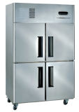 Stainless Steel 4-Door Temperature Commercial Freeezer or Refrigerator (1.0LG4)
