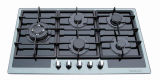 Built in Type Gas Hob with Five Burners and Tempered Glass Panel (GH-G935C-1)