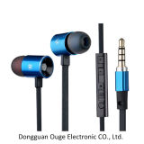 Promotional Metal Stereo Earphone with Mic (OG-EP-6527)