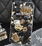 Bling Handmade Phone Case Leopard Print Case Cover for iPhone