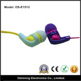 Different Style Minion Promotional Wholesale Cheap Rubber Earphone (OS-E1512)