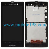 LCD Screen with Digitizer and Front Housing for Sony Xperia Lt28I