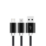 New TPE 2 in 1 Android/Apple USB Data Wire Charging Cable