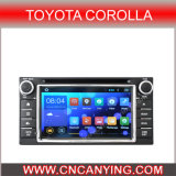 Pure Android 4.4 Car GPS Player for Toyota Corolla with Bluetooth A9 CPU 1g RAM 8g Inland Capatitive Touch Screen (AD-9158)