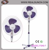 16 Inch Stand Fan with X Cross Base LED Indicator Light