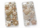 Crystal Fashion Case for iPhone 5/5s Back Cover for Ladies
