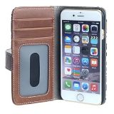 Cheap Price PU Leather Wallet Mobile Phone Case for iPhone 6 with PC Shell