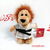 Plush Mini Lion Toy Key Ring