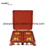 Red Color Table Top Stainless Steel Gas Stove