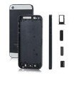 Plated Matte Metal Back Cover, Housing W/ Side Buttons SIM Card Tray for iPhone 5