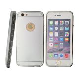 Phone Cover, for iPhone Case, Grey Color Metal+Acrylic Phone Frame Phone Cover Case for iPhone5/5s/6/6plus Co-Mix-9021