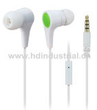 Popular Gold Cell Phone Earphone with Microphone (HD-ME015)