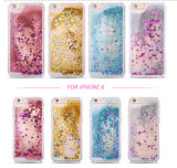 High Quality TPU 3D Liquid Crystal Quicksand Case for iPhone 6 6s Mobile Phone Cover Cases