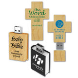 Cross Wooden USB Flash Drive (PZW216)