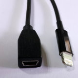 Hot Selling Competitive Price Mini USB Female to iPhone 5 Cable (NSCBIP5-MINIUSB)