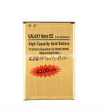 Galaxty Note3 N9000 Battery for Sam Galaxy Note III N9000 N9005 N900A N900 N9002 Note3 3.8V 4200mAh High Capacity Gold Battery