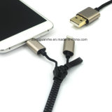 Top Selling High Speed Zipper USB Cable for iPhone5 (RHE-A4-035)