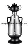 5L Stainless Steel Samovar (with porcelain/glass teapot) [T25L]
