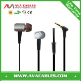 Top Quality Flat Cable Separating Metal Earphone with Mic