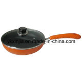 Kitchenware Aluminum Non-Stick Fry Pan with Lid Cookware