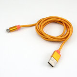 Colorful New 1m Charger Fabric Nylon Micro USB Cable Charging Cable Braided for Samsung HTC Android Phone