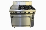 Piezo Ignition Stainless Steel Commercial Gas Range