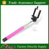 Wholesale Selfie Stick Cable Take Pole with Button Monopod