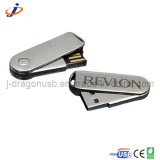 Chrome Spin Metal USB Flash Drive 32GB Jm156