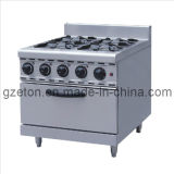 4-Burner Gas Stove with Gas and Electric Oven