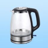 1.8L High Quality Electric Cordless Glass Kettle, CE/Sg/RoHS