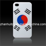 Korean Flag Smooth Plastic Hard Skin Case Cover for iPhone