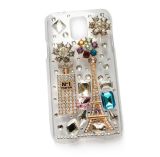 Crystal Perfume Iron Tower Mobile Phone Back Cover Case (MB1287)