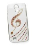 Crystal Musical Note Cell Phone Shell