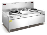 Stainless Steel Chinese Industrial Induction Wok Range with Ce