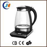 CE, CB Approved Adjustable Temperature 1.8L Cordless Electric Glass Kettle