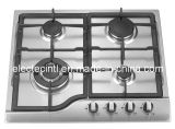 Gas Stove with 4 Burners and Stailess Steel Panel Mat, Cast Iron Pan Support, Ffd for Choice (CH-S644C-3)